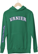 Load image into Gallery viewer, Vanier Hoodie Across Chest With SCC Program Down Arm
