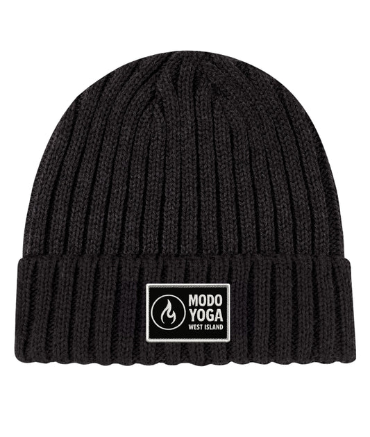 TUQUE CÔTELÉE MODO AVEC PATCH