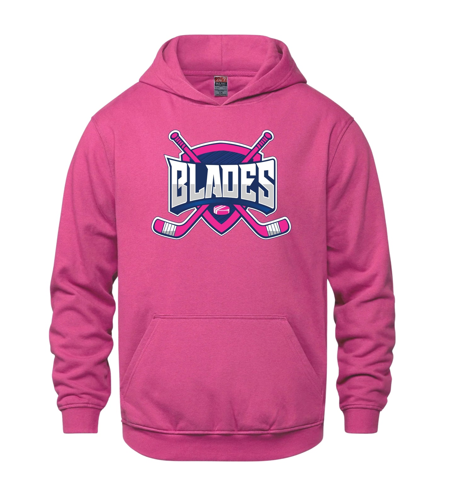 SWEAT À CAPUCHE ADULTE BLADES LOGO ROSE