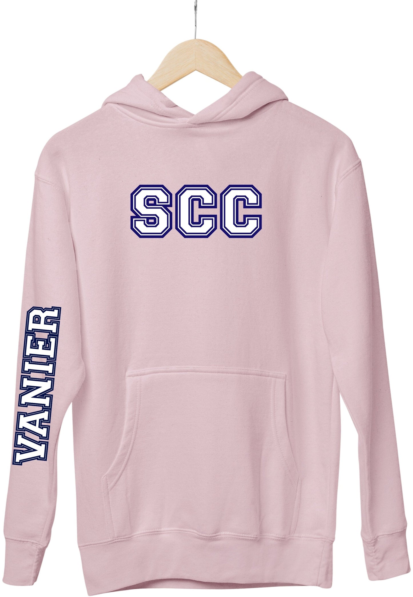 Vanier SCC Hoodie With School Down Arm