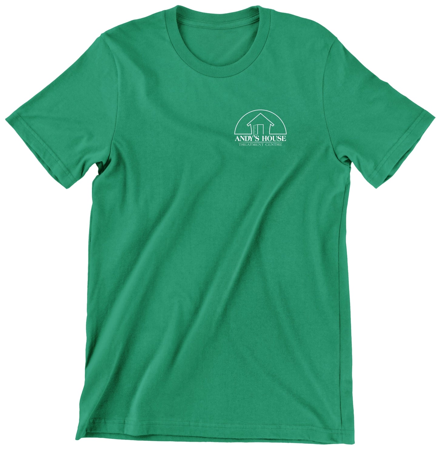 T-SHIRT IMPRIMÉ SUR LA POITRINE GAUCHE AH