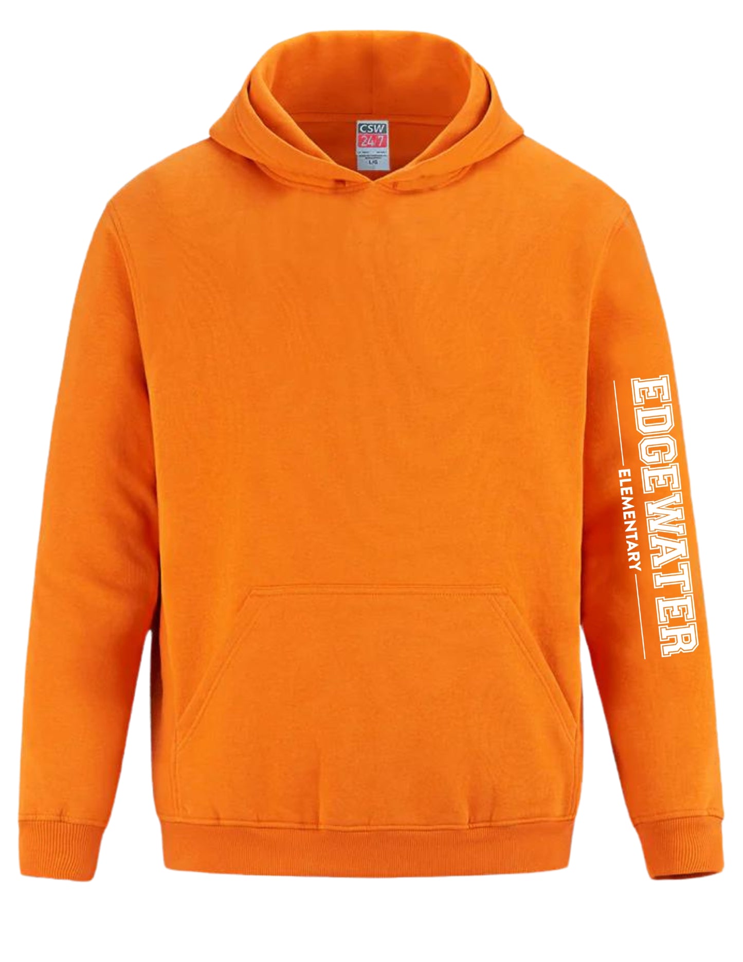 Sweat à capuche Edgewater pour jeunes - Imprimé sur les bras