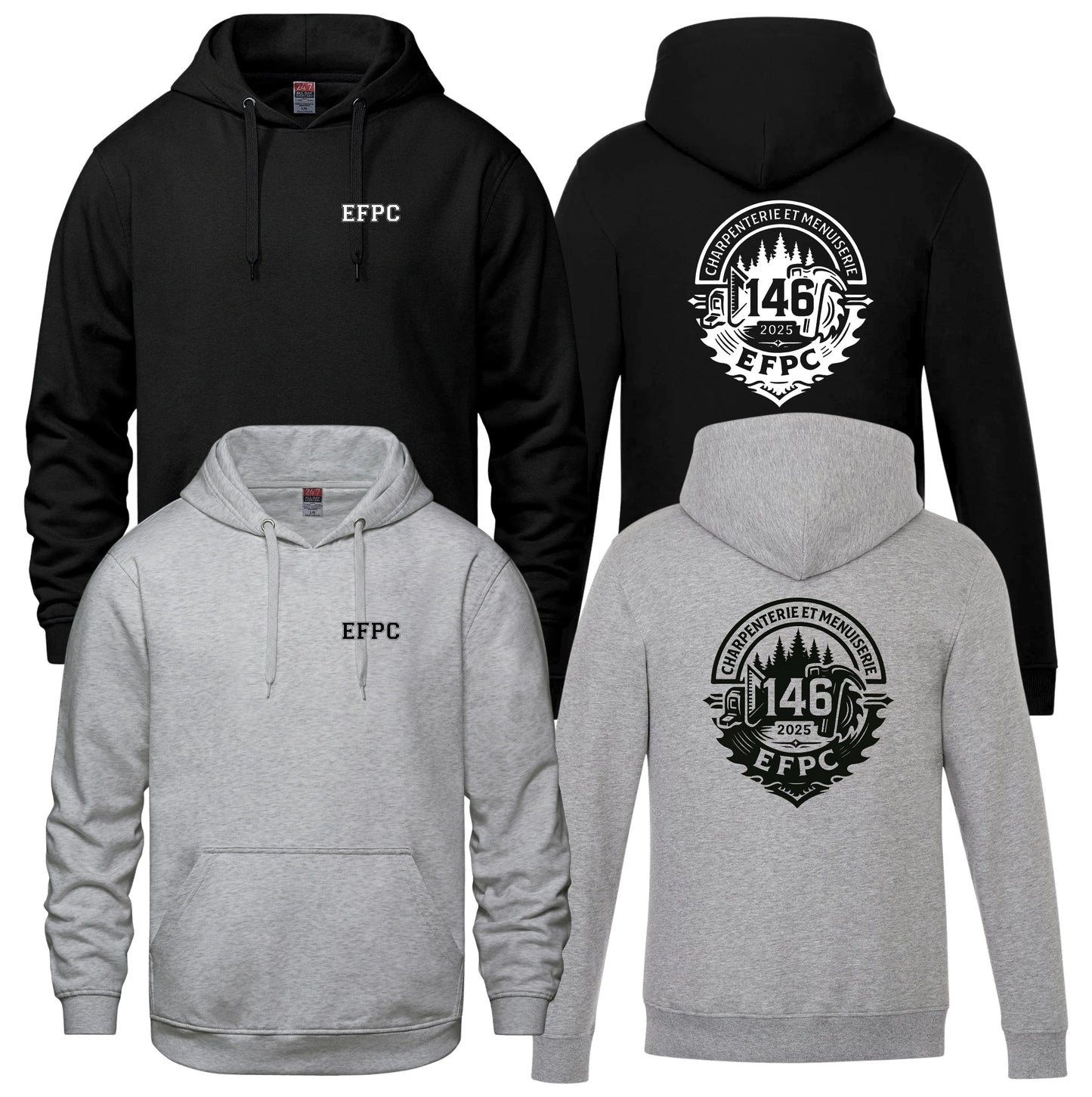 EFPC - SWEAT À CAPUCHE GROUPE 147