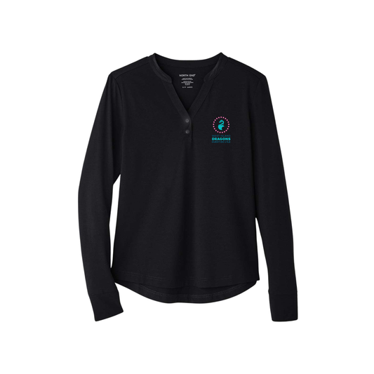 Women's JAQ Stretch Performance V-Neck Snap Pullover