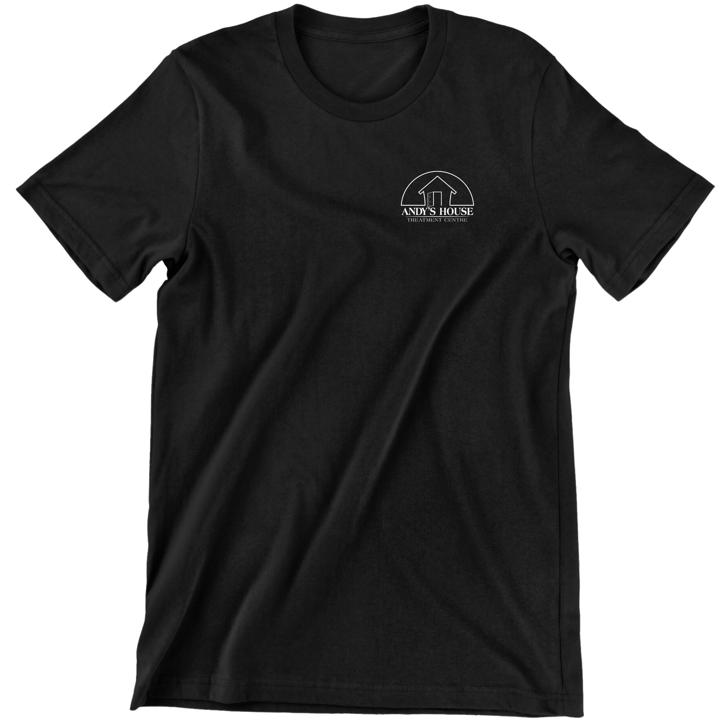 T-SHIRT IMPRIMÉ SUR LA POITRINE GAUCHE AH