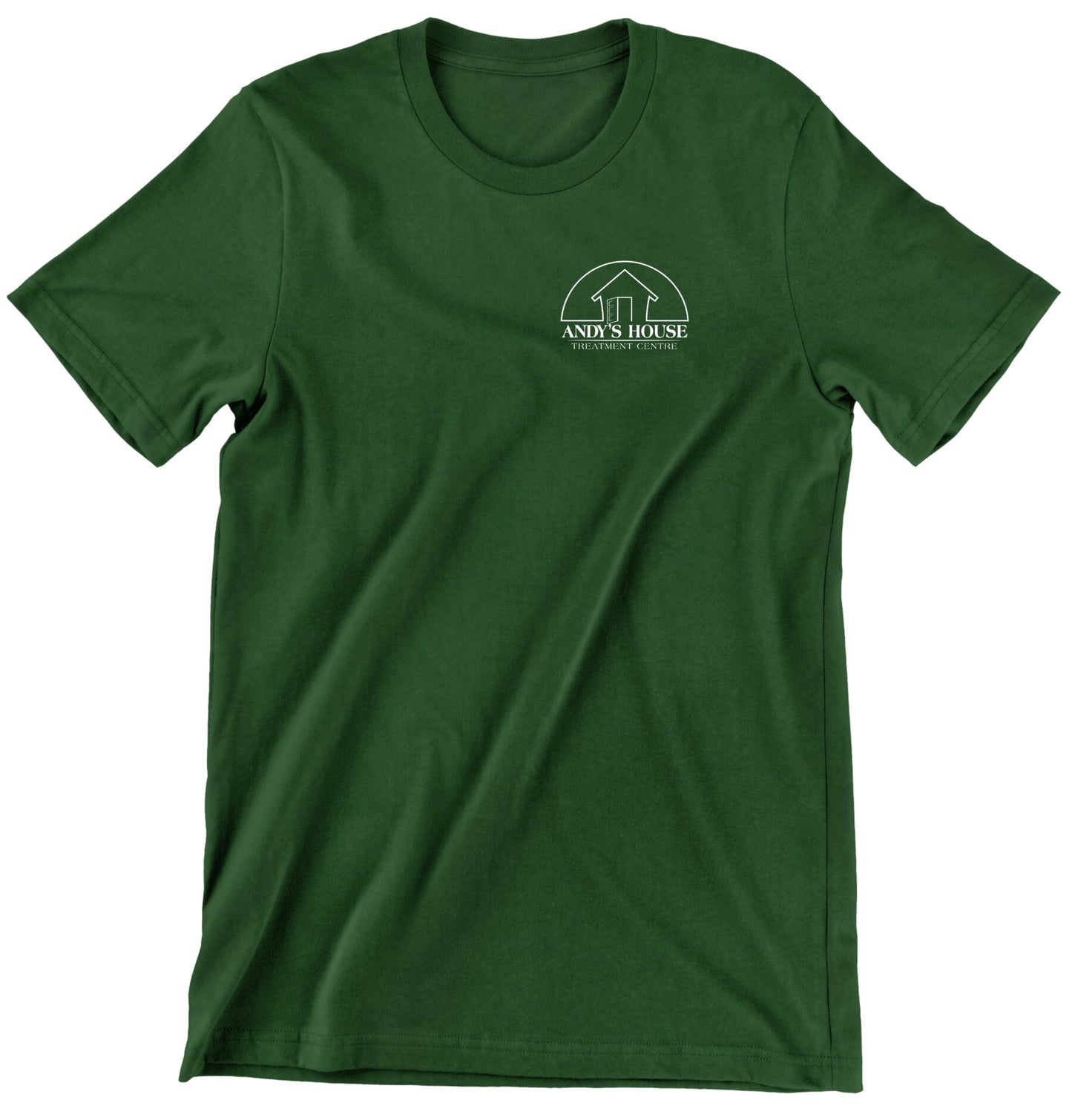 T-SHIRT IMPRIMÉ SUR LA POITRINE GAUCHE AH