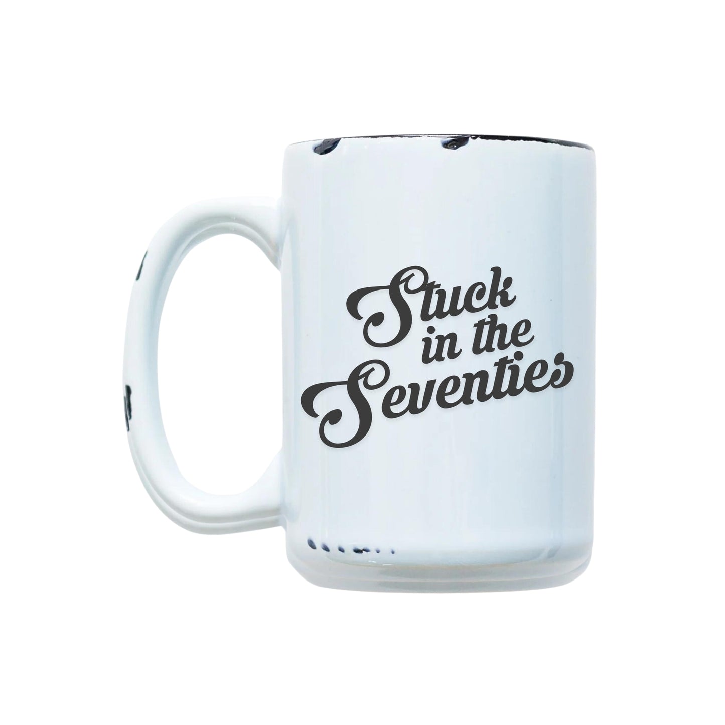 Mug «&nbsp;Stuck in the Seventies&nbsp;» de 15 cl