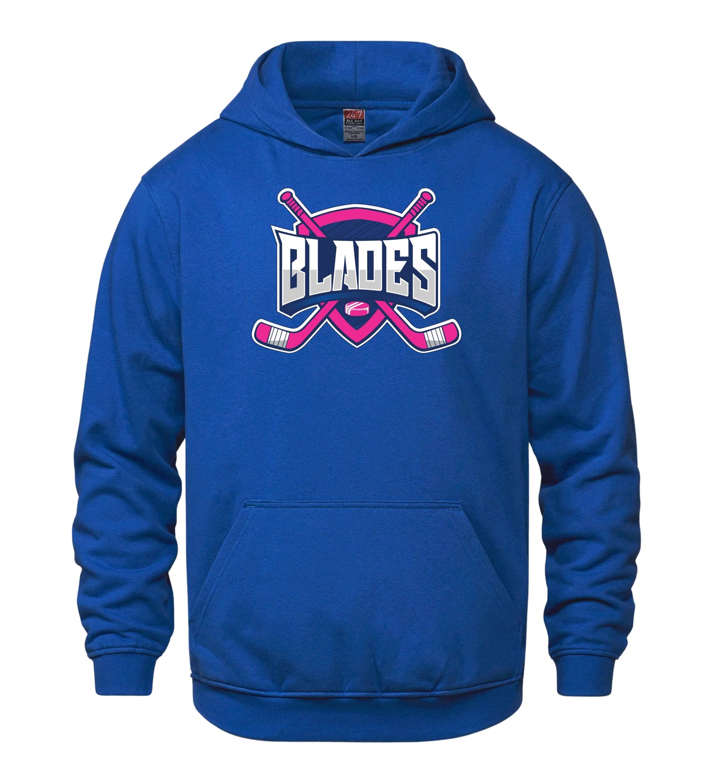 SWEAT À CAPUCHE ADULTE BLADES LOGO ROSE