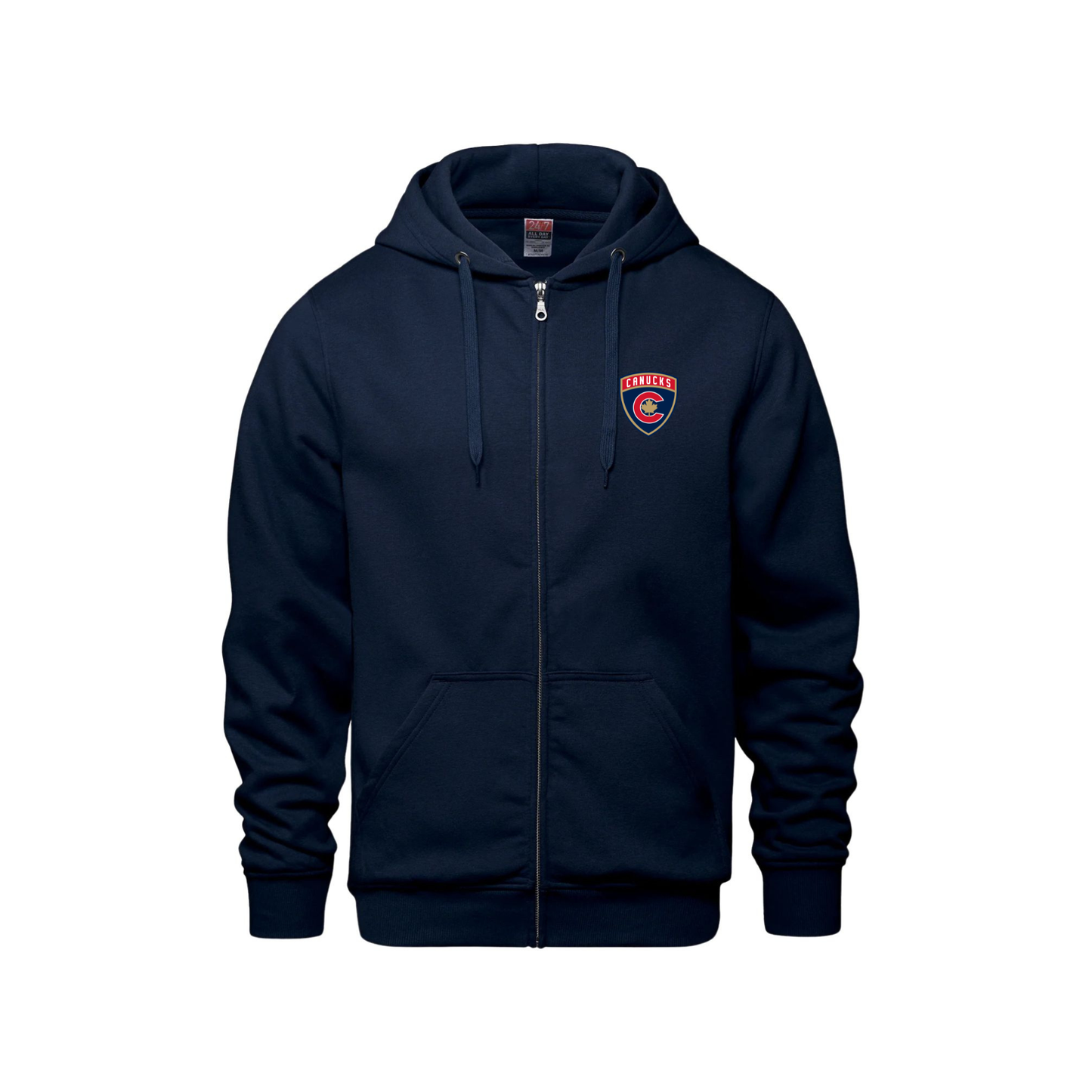 CANUCKS YOUTH FULL ZIP HOODIE