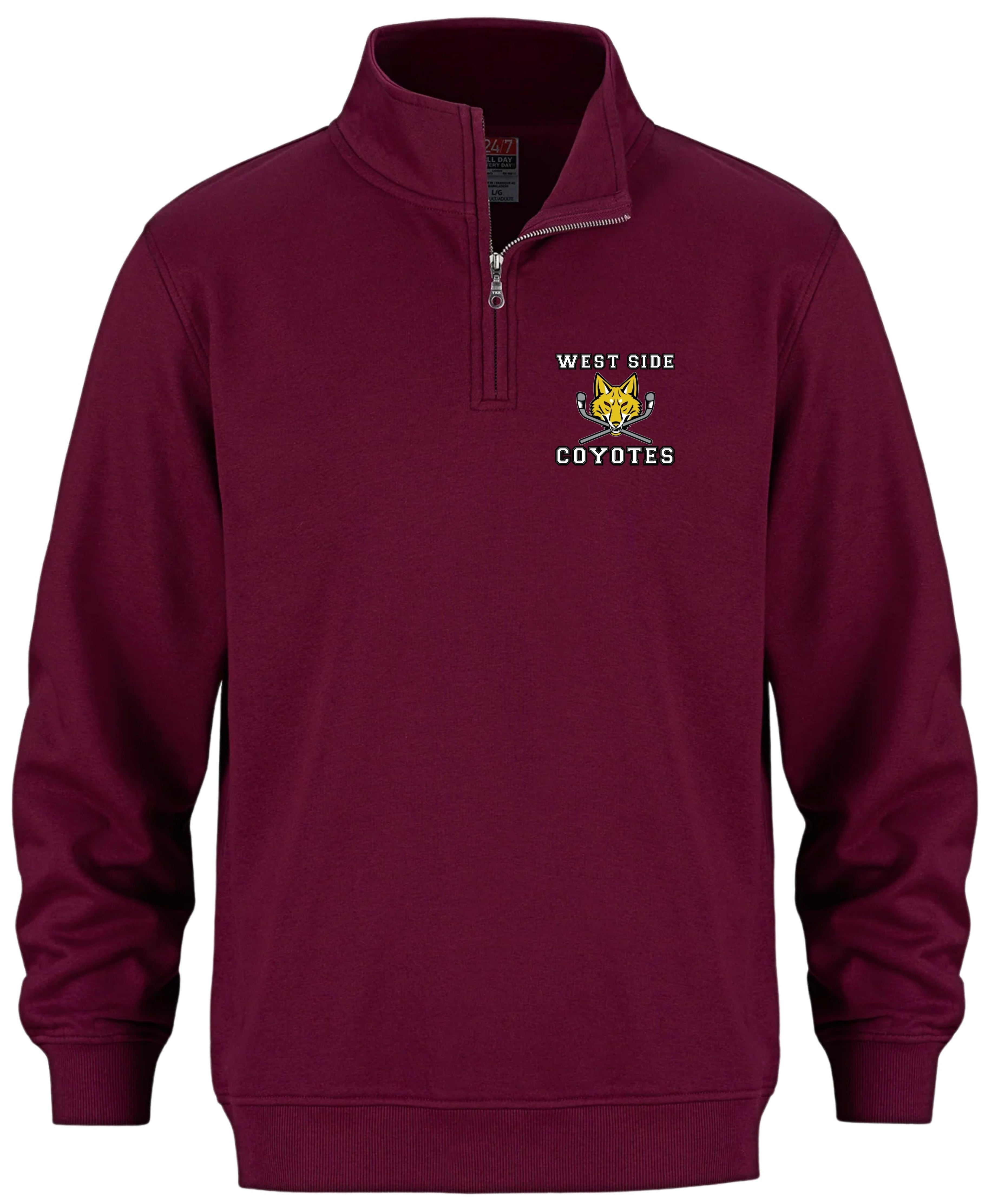 COYOTES 1/4 ZIP SWEATSHIRT