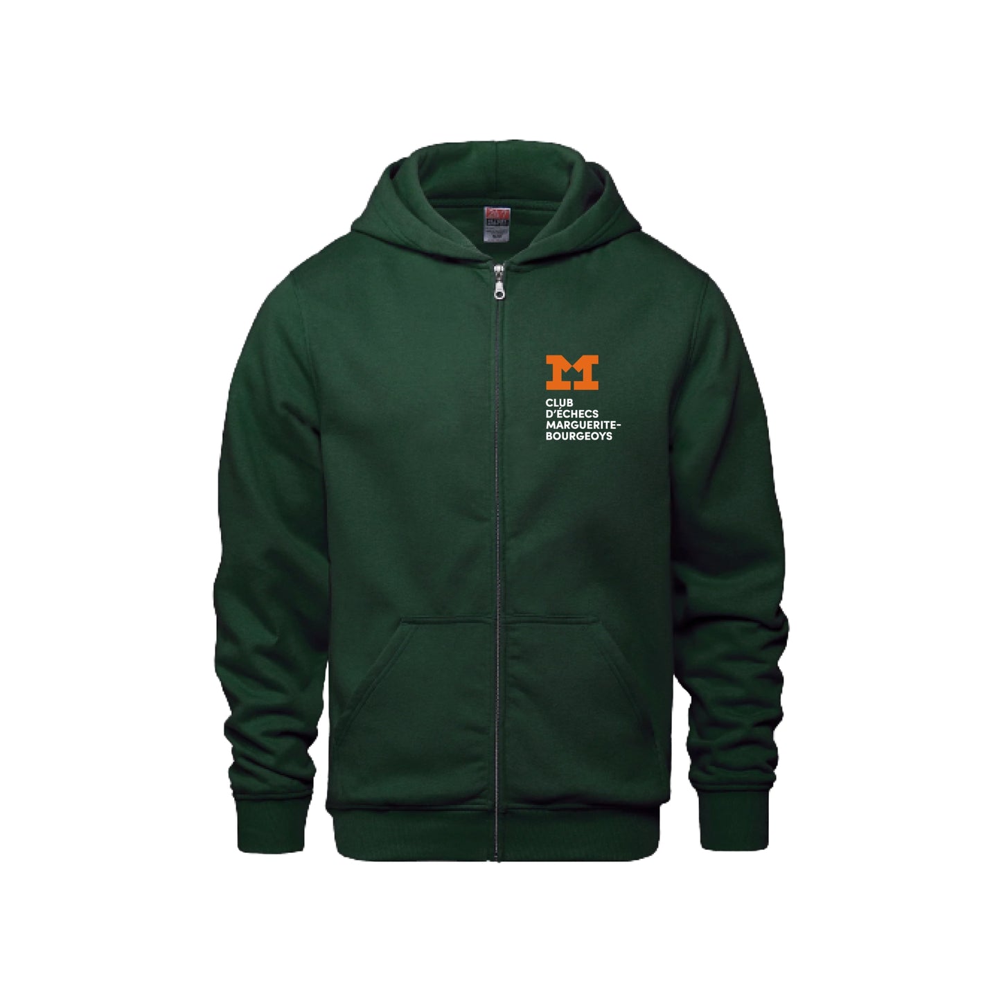 SWEAT À CAPUCHE FERMÉ POUR JEUNES DU CLUB D'ÉCHECS MAGIC KNIGHT