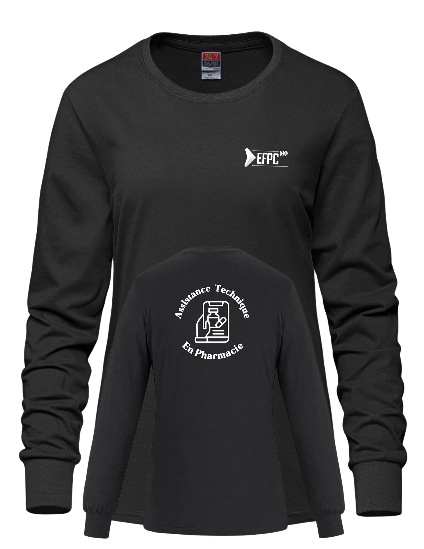 T-SHIRT À MANCHES LONGUES FEMME EFPC-ATP