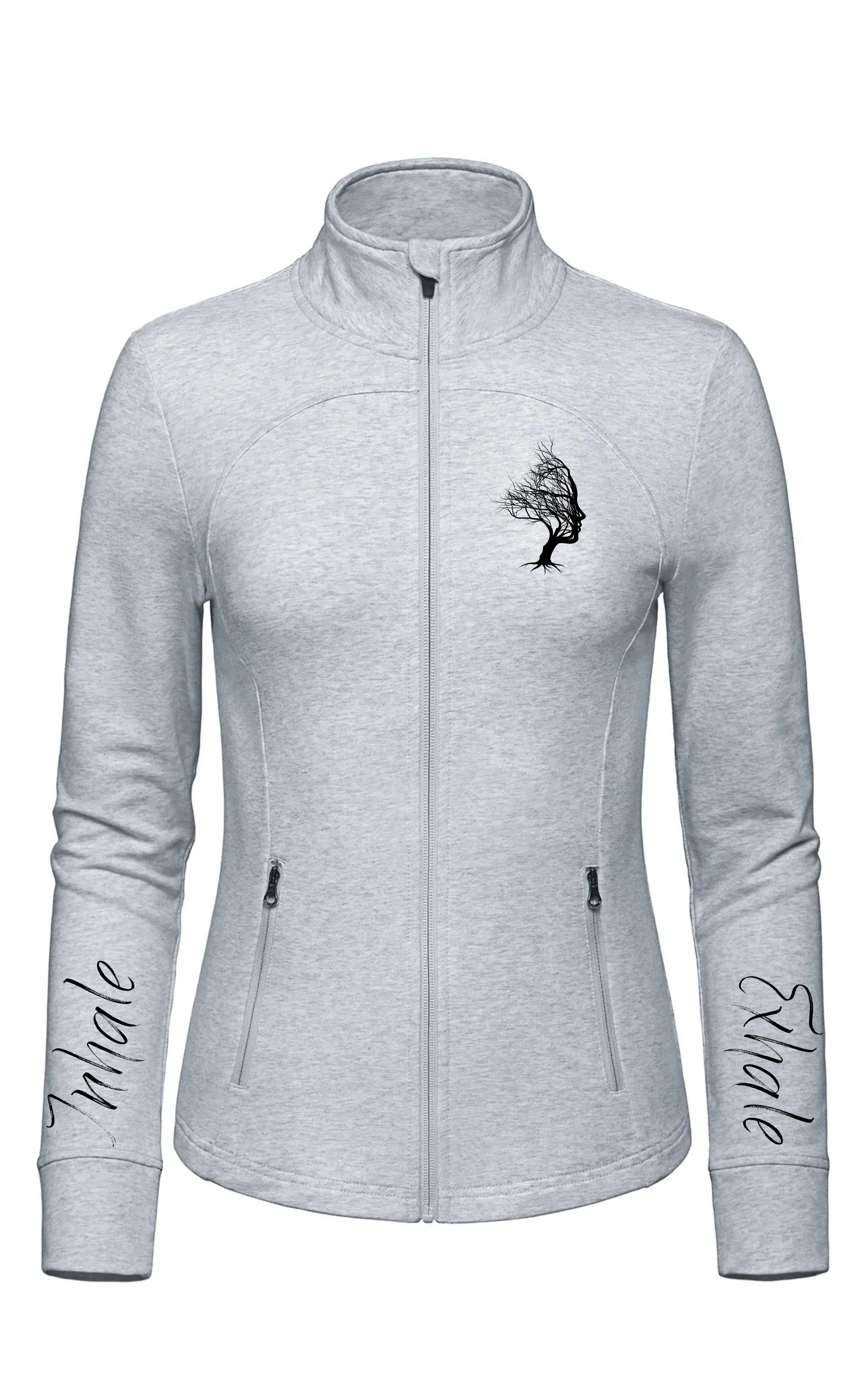 MODO FULL ZIP FITTED JACKET BRANCHES-SPORT GREY