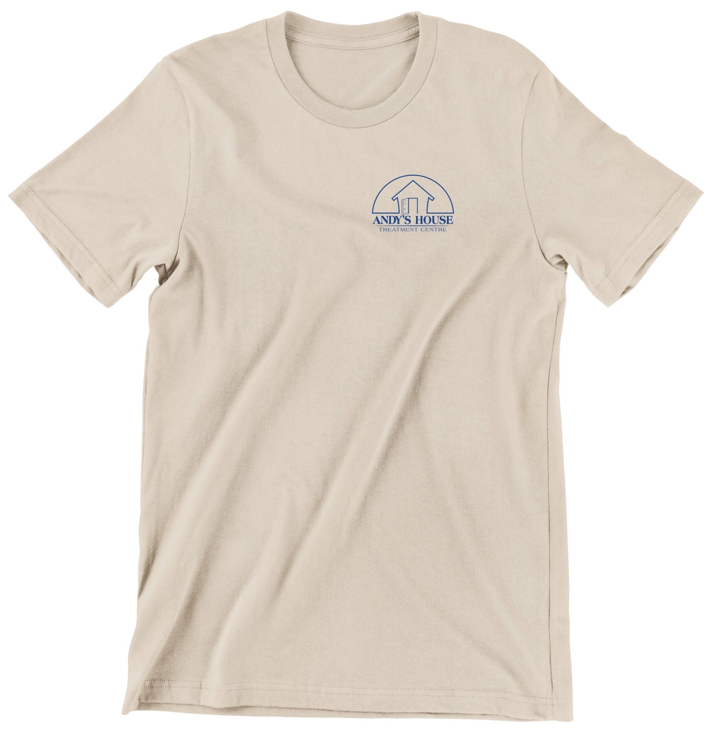 T-SHIRT IMPRIMÉ SUR LA POITRINE GAUCHE AH