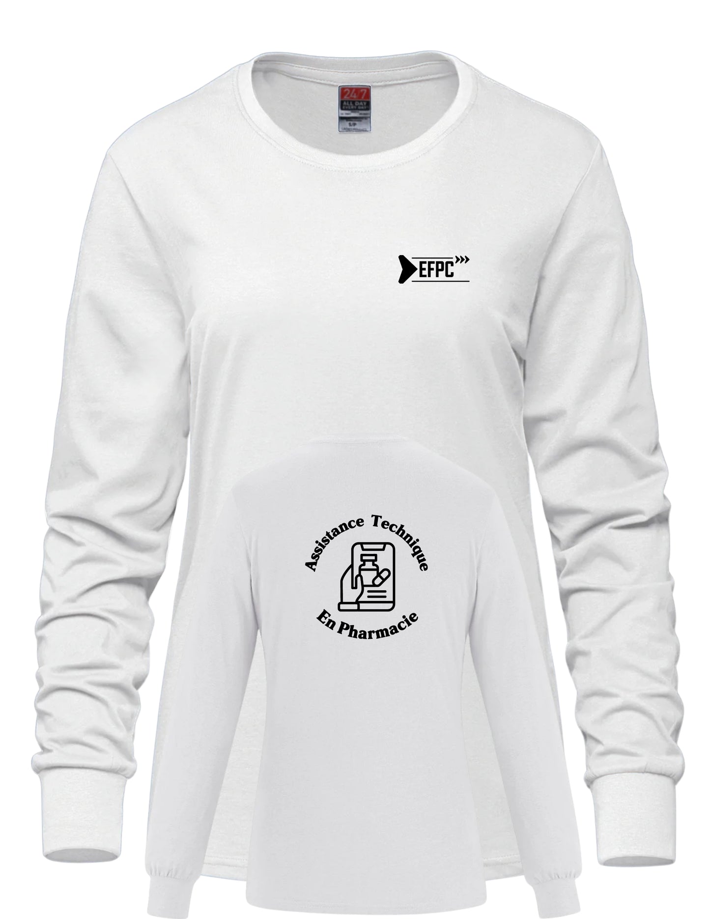 T-SHIRT À MANCHES LONGUES FEMME EFPC-ATP