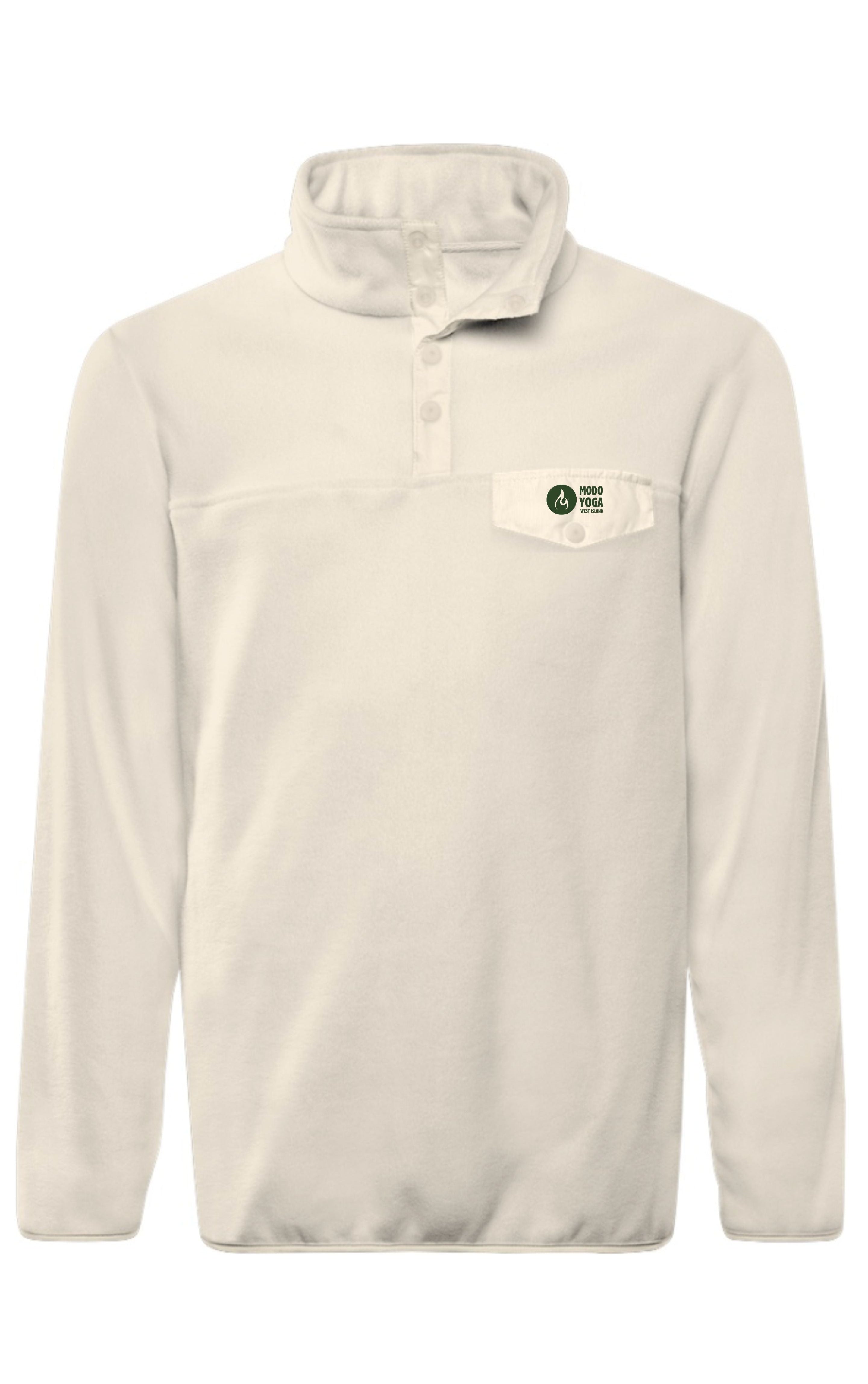 MODO OATMEAL SNAP FLEECE