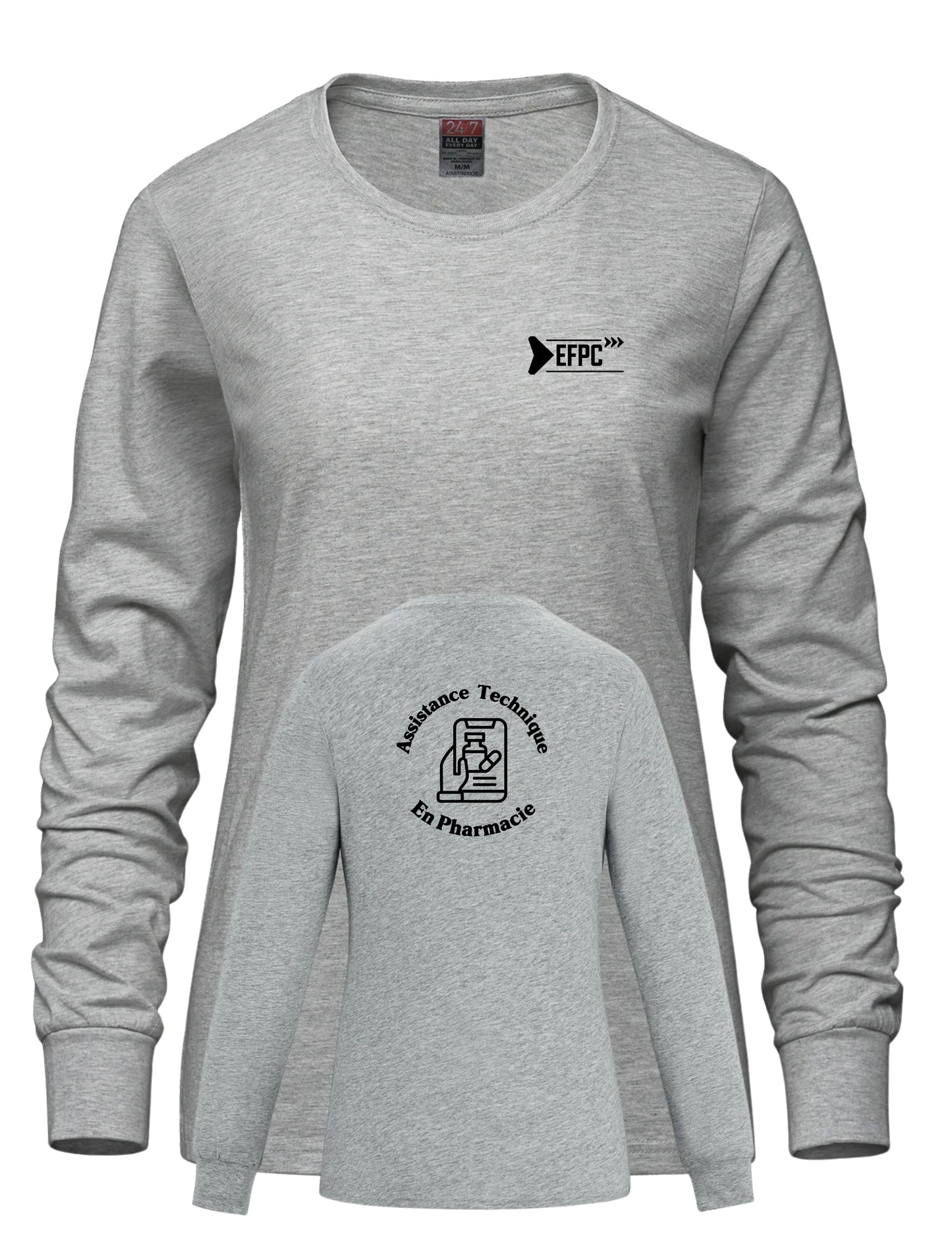 T-SHIRT À MANCHES LONGUES FEMME EFPC-ATP