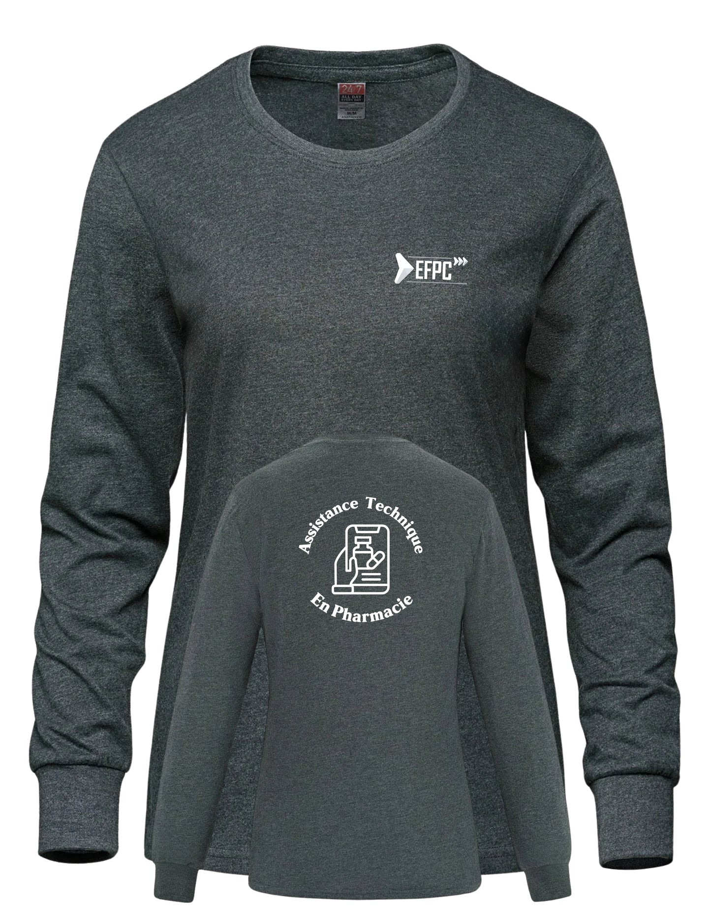 T-SHIRT À MANCHES LONGUES FEMME EFPC-ATP