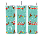 Load image into Gallery viewer, MB Skinny Tumbler- Holiday Tumblers
