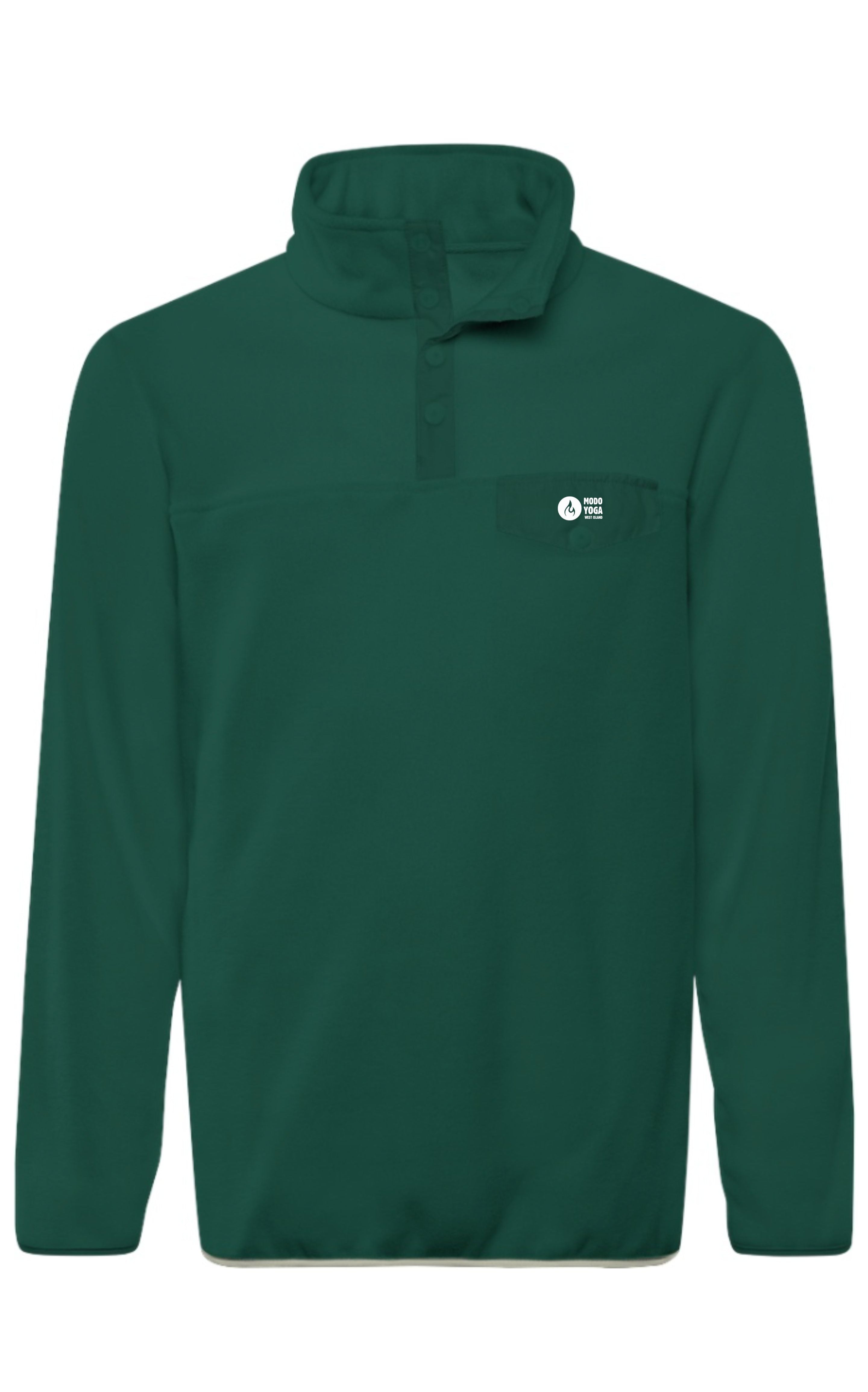 MODO SNAP FLEECE-EMERALD GREEN