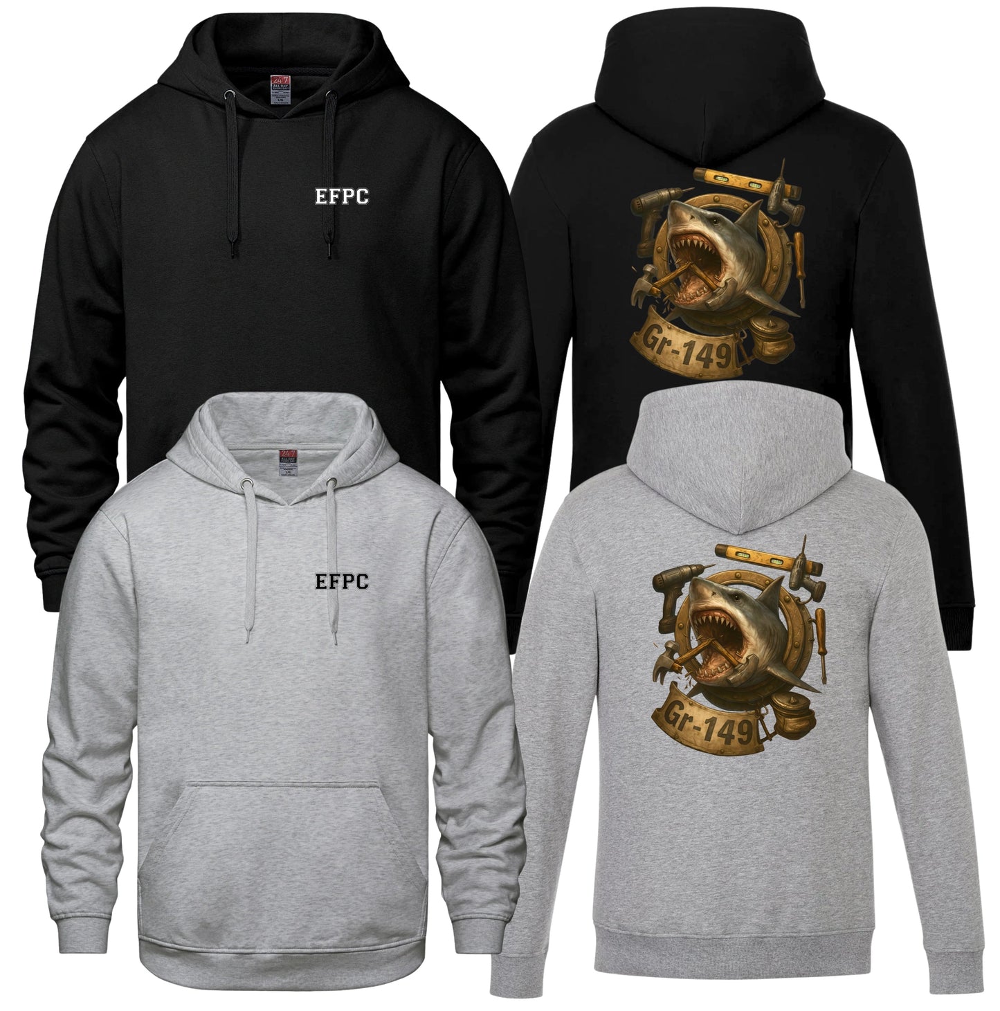 EFPC - GROUPE DE SWEATS À CAPUCHE 149