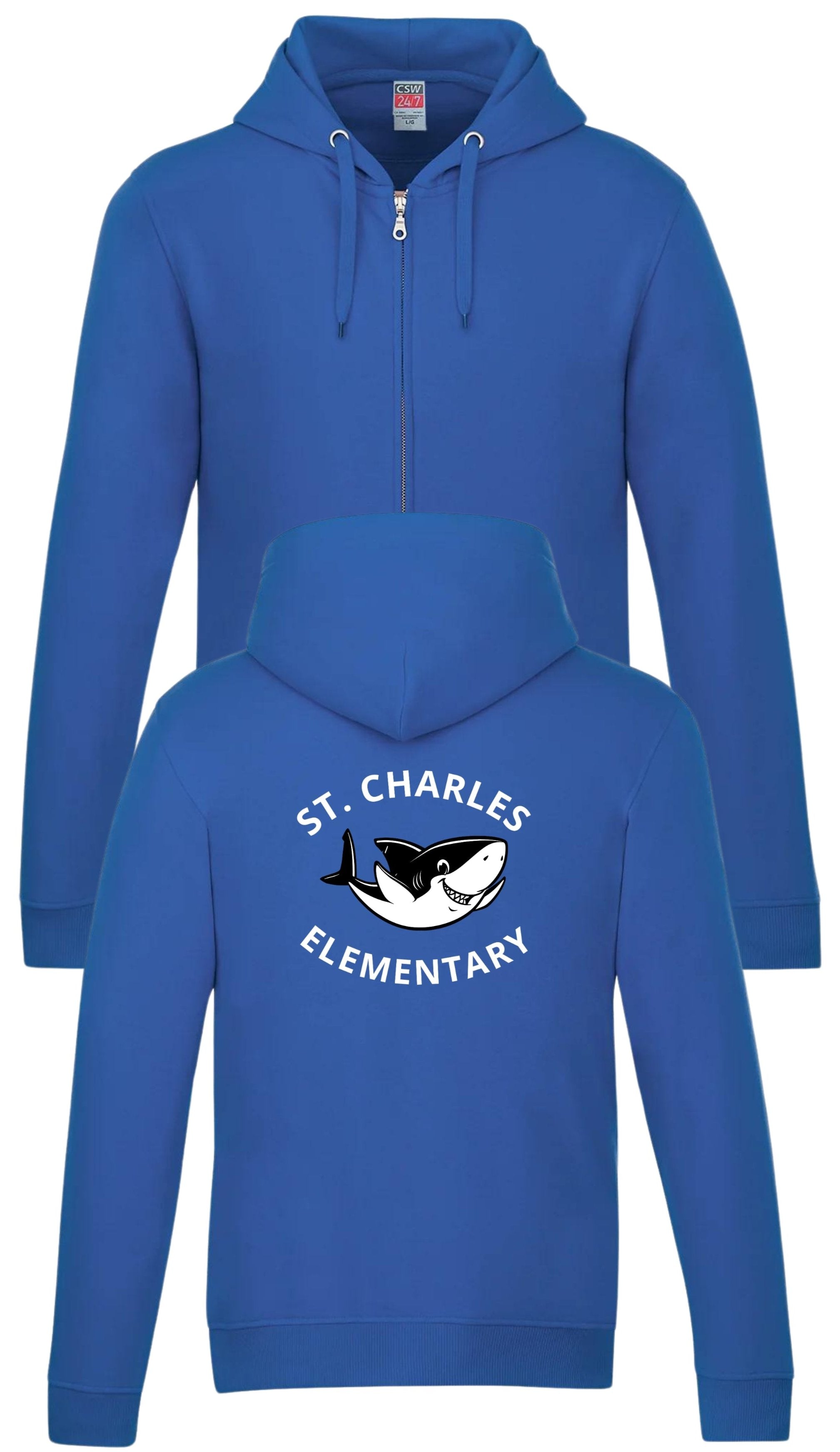 St Charles Youth Full Zip Sweatshirt