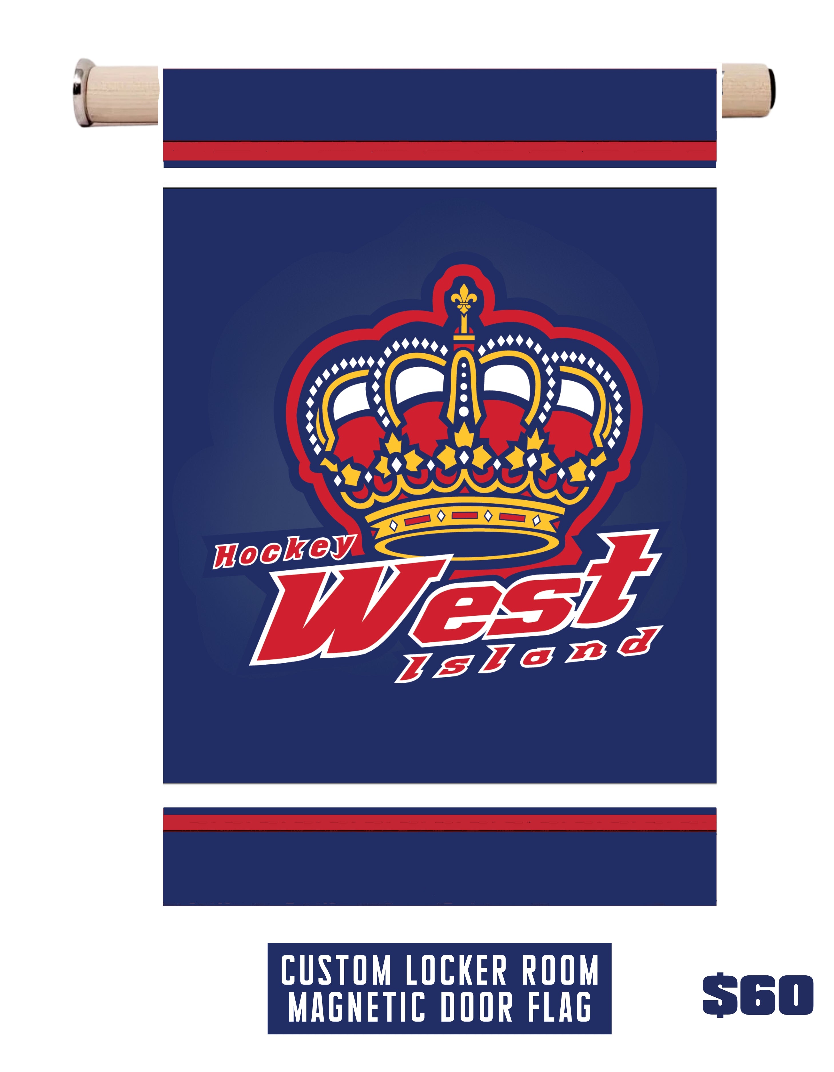 HWI LOCKER ROOM DOOR MAGNETIC FLAG