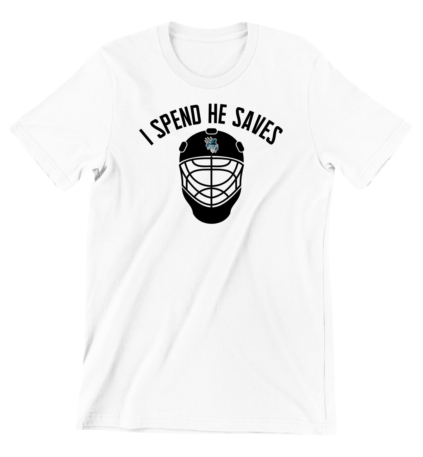 T-SHIRT GRIZZLIES 'JE DÉPENSE, IL ÉCONOMISE'