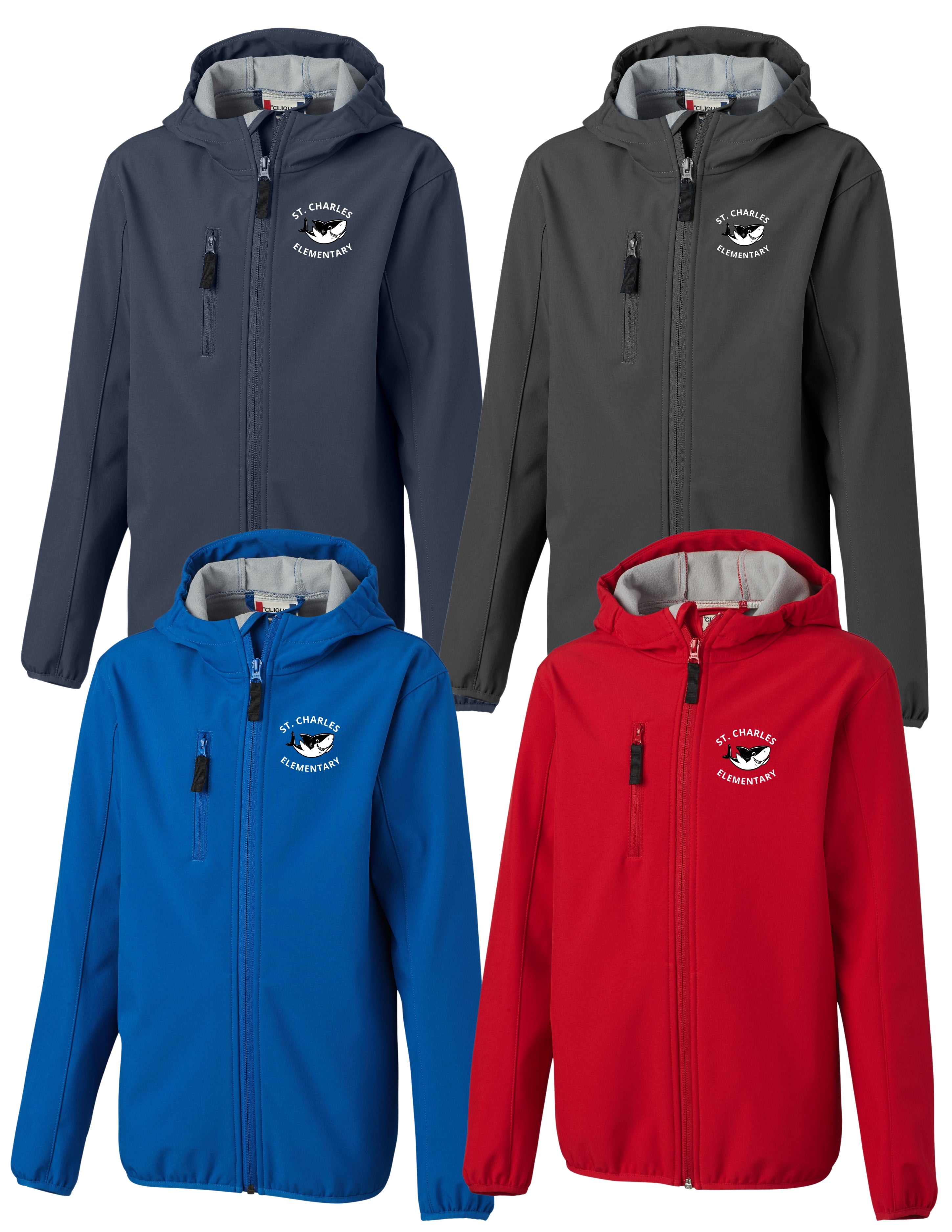 ST-CHARLES SOFT SHELL YOUTH JACKET