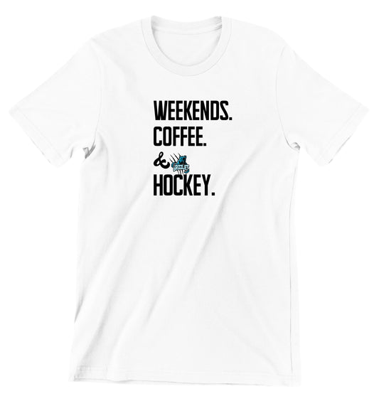 T-SHIRT GRIZZLIES ' WEEK-ENDS, CAFÉ & HOCKEY '