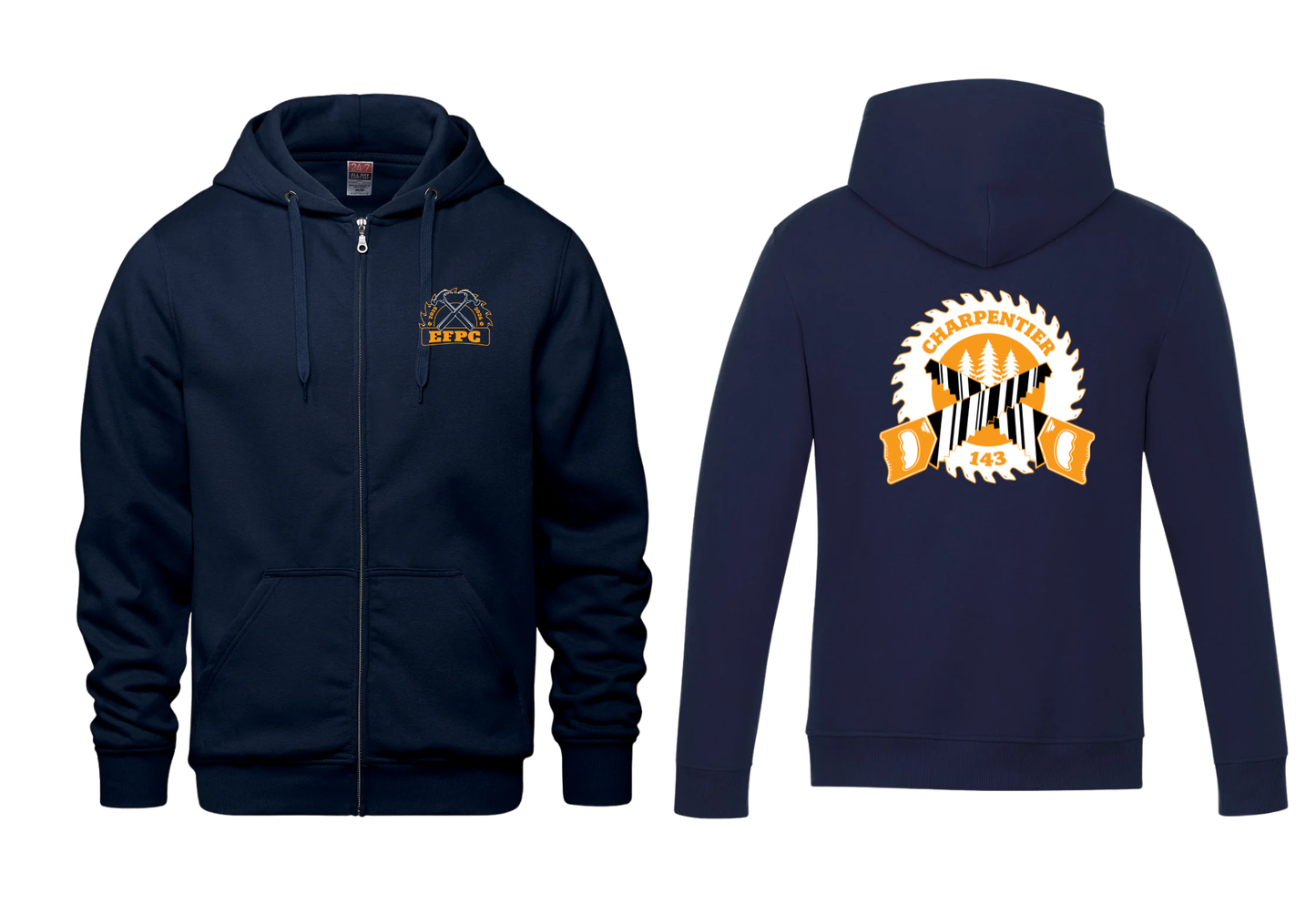 EFPC VESTE ZIPPÉE INTÉGRALE-GROUPE 143