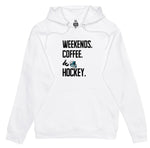 Load image into Gallery viewer, GRIZZLIES &#39; WEEKENDS COFFEE &amp; HOCKEY&#39; HOODIE
