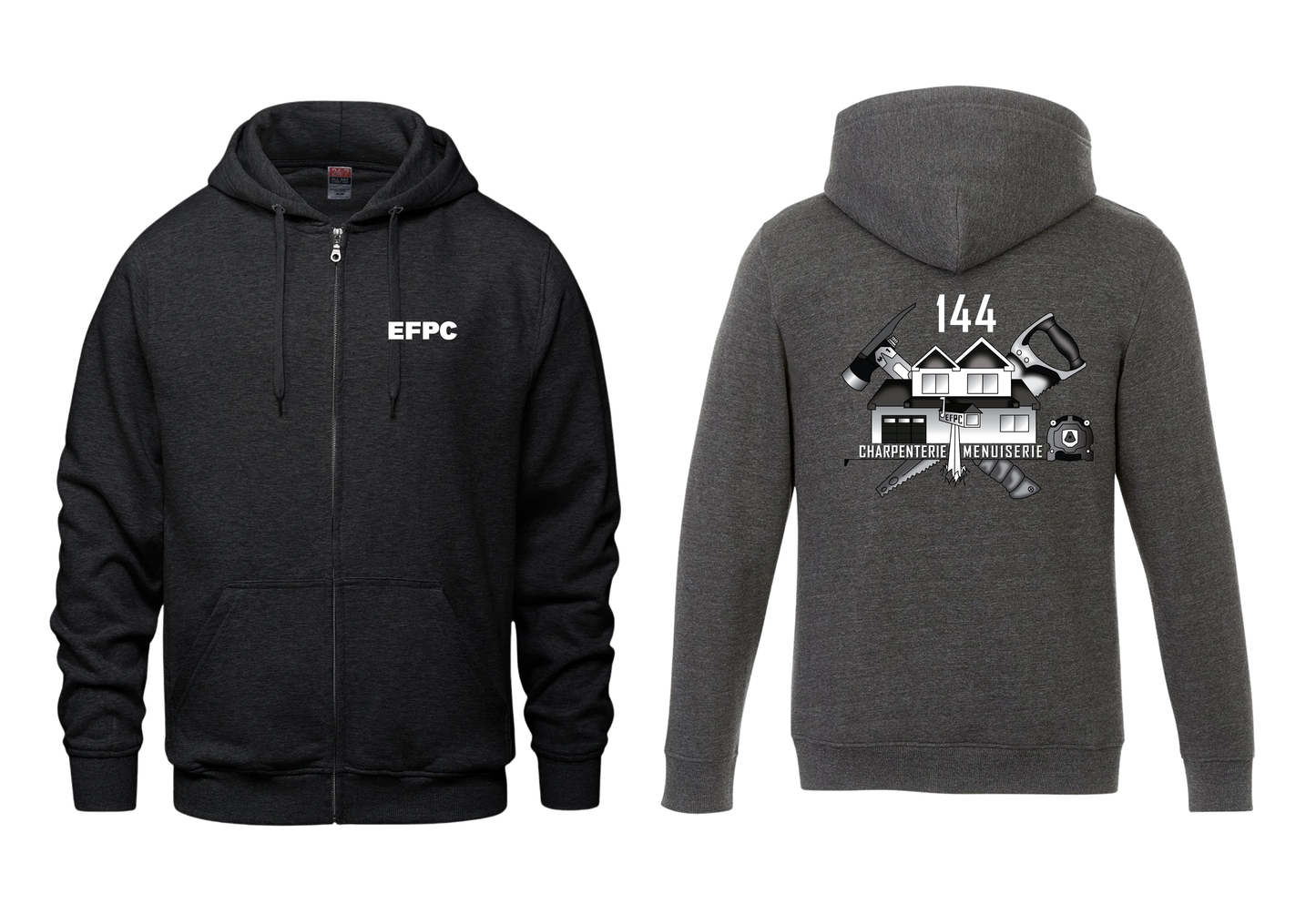 EFPC - SWEAT À CAPUCHE ZIPPÉ GROUPE 144