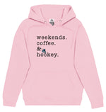 Charger l'image dans la visionneuse de galerie, SWEAT À CAPUCHE GRIZZLIES « WEEKENDS, COFFEE & HOCKEY »
