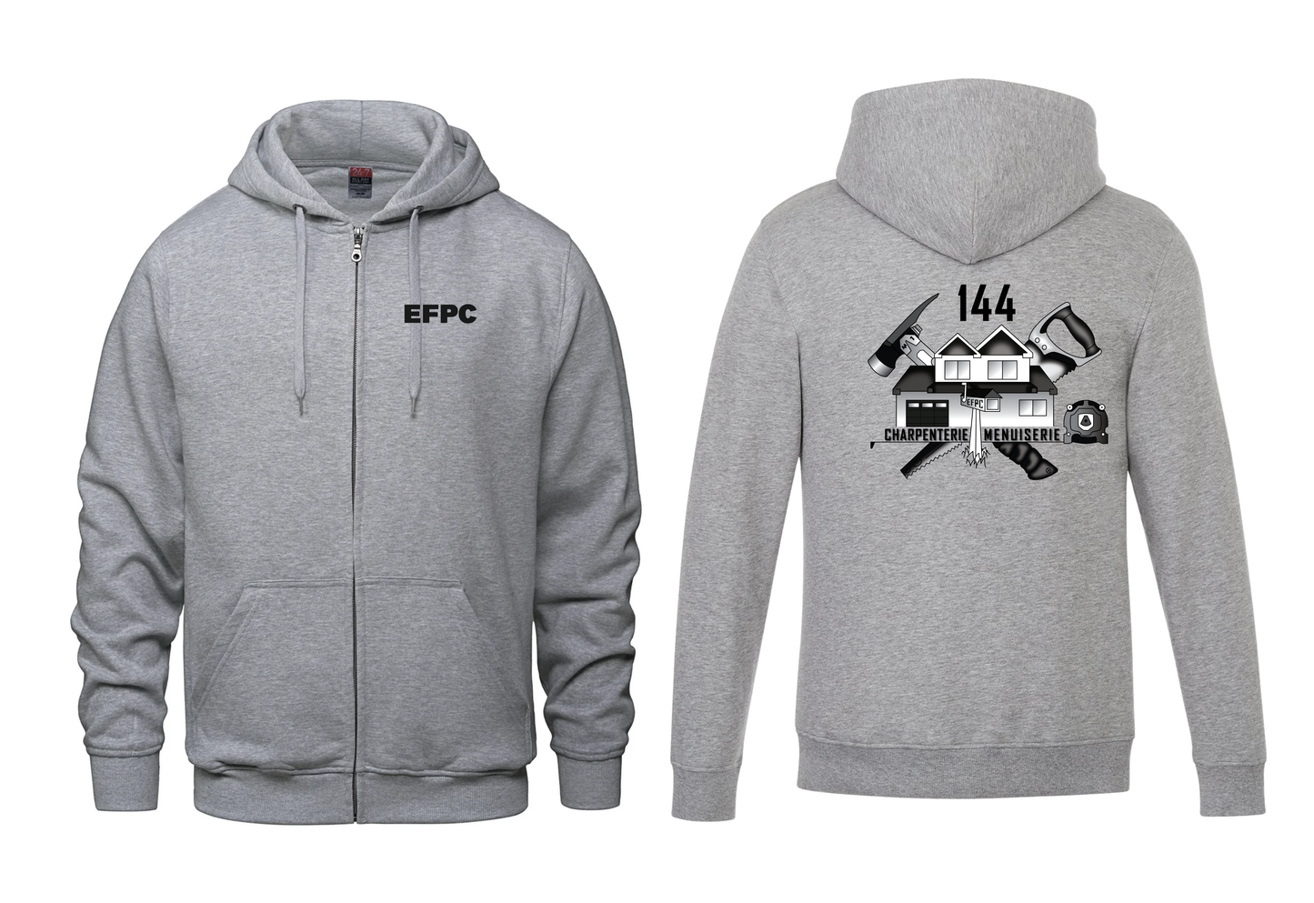 EFPC - SWEAT À CAPUCHE ZIPPÉ GROUPE 144