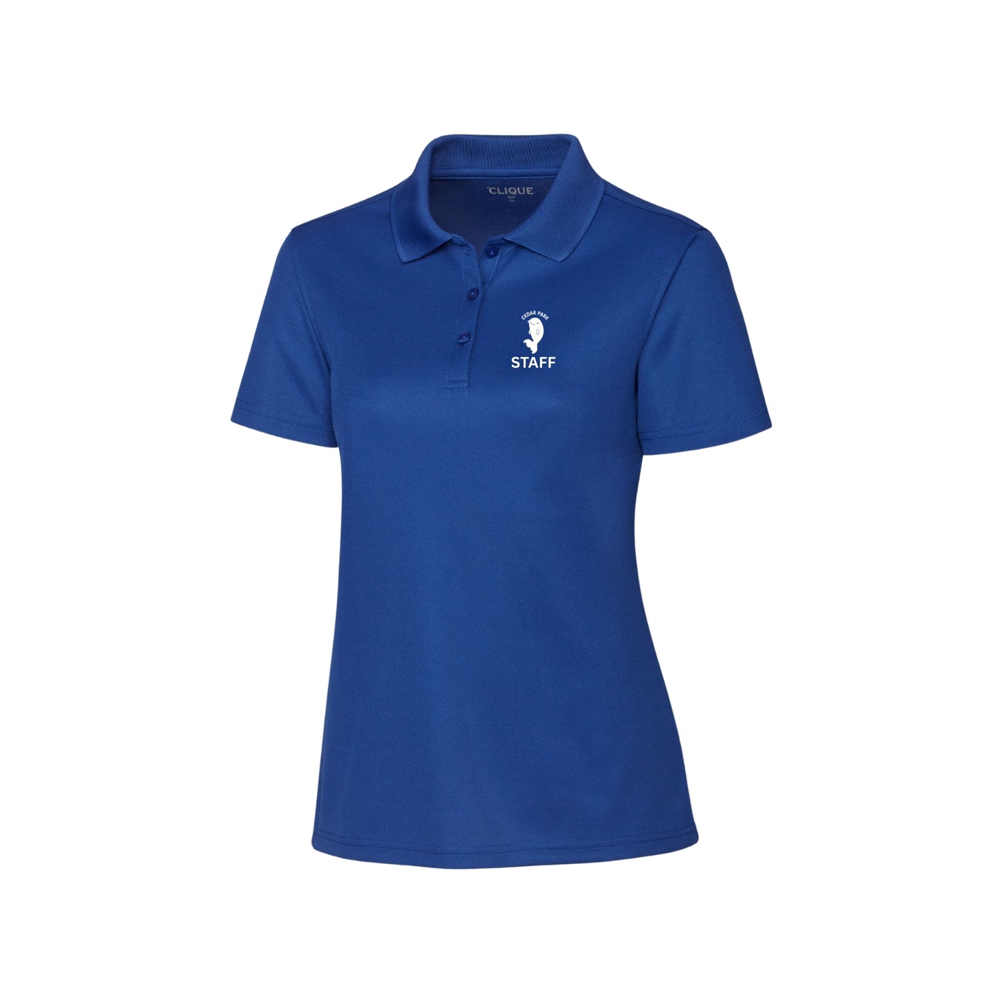 CEDAR PARK WOMEN'S PERFORMANCE POLO FOR STAFF