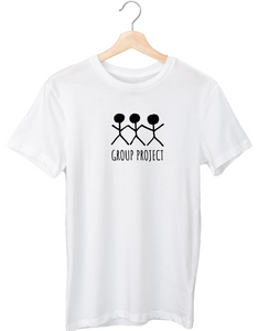 Group Project T-Shirt-Stick Men - White