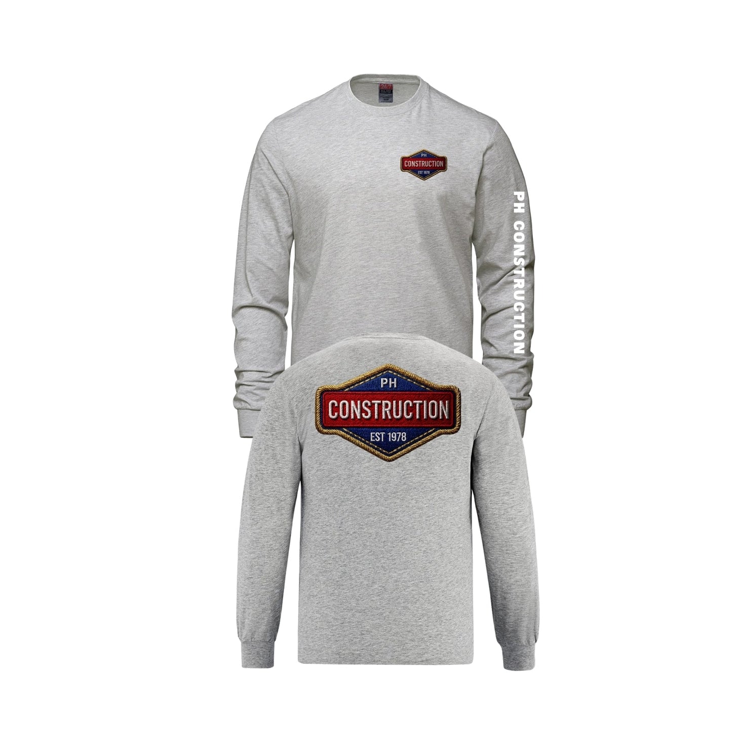 PH CONSTRUCTION LONG SLEEVE T-SHIRT- GOLD