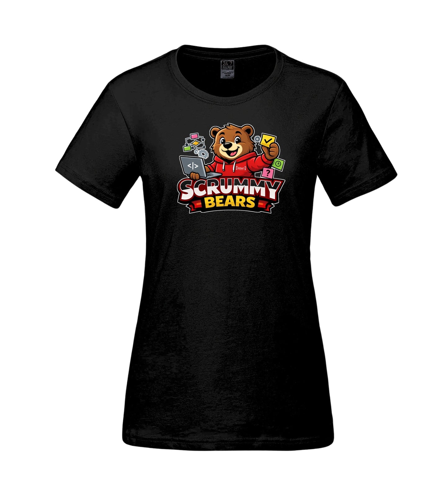 SCRUMMY BEAR WOMEN'S T-SHIRT