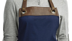 Apron- Canvas and Faux Leather