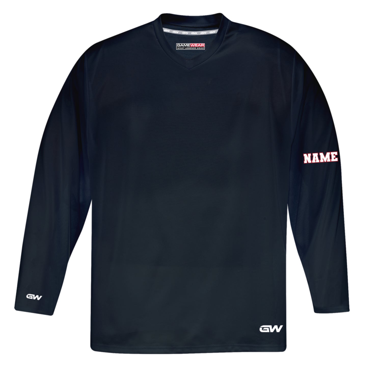 Name on Sleeve Horizontal