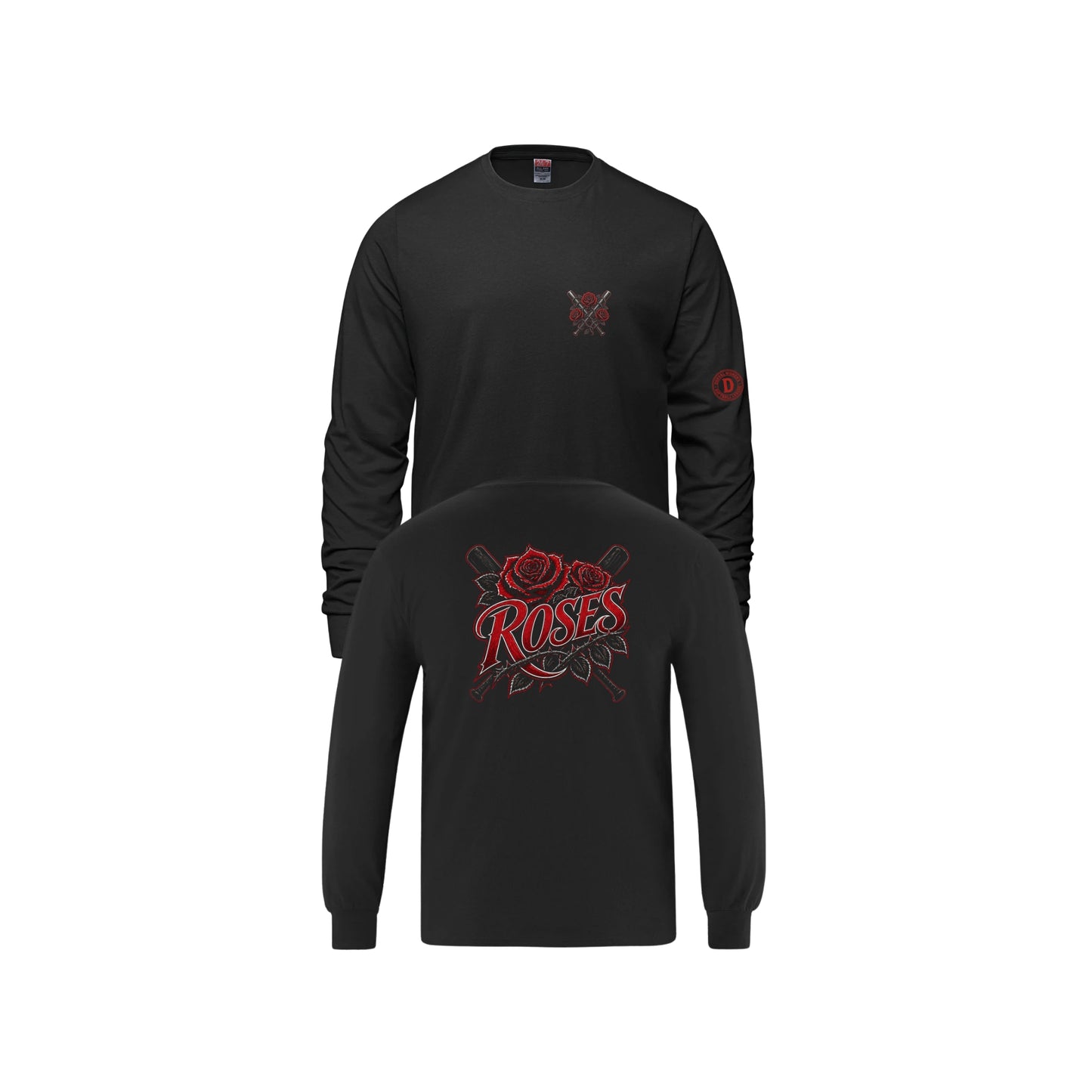 DWSL ROSES SOFTBALL LONG SLEEVE T-SHIRT