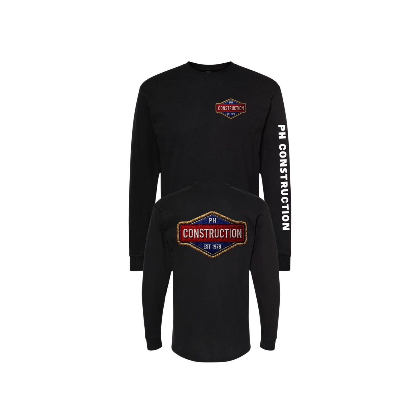 PH CONSTRUCTION LONG SLEEVE T-SHIRT- GOLD