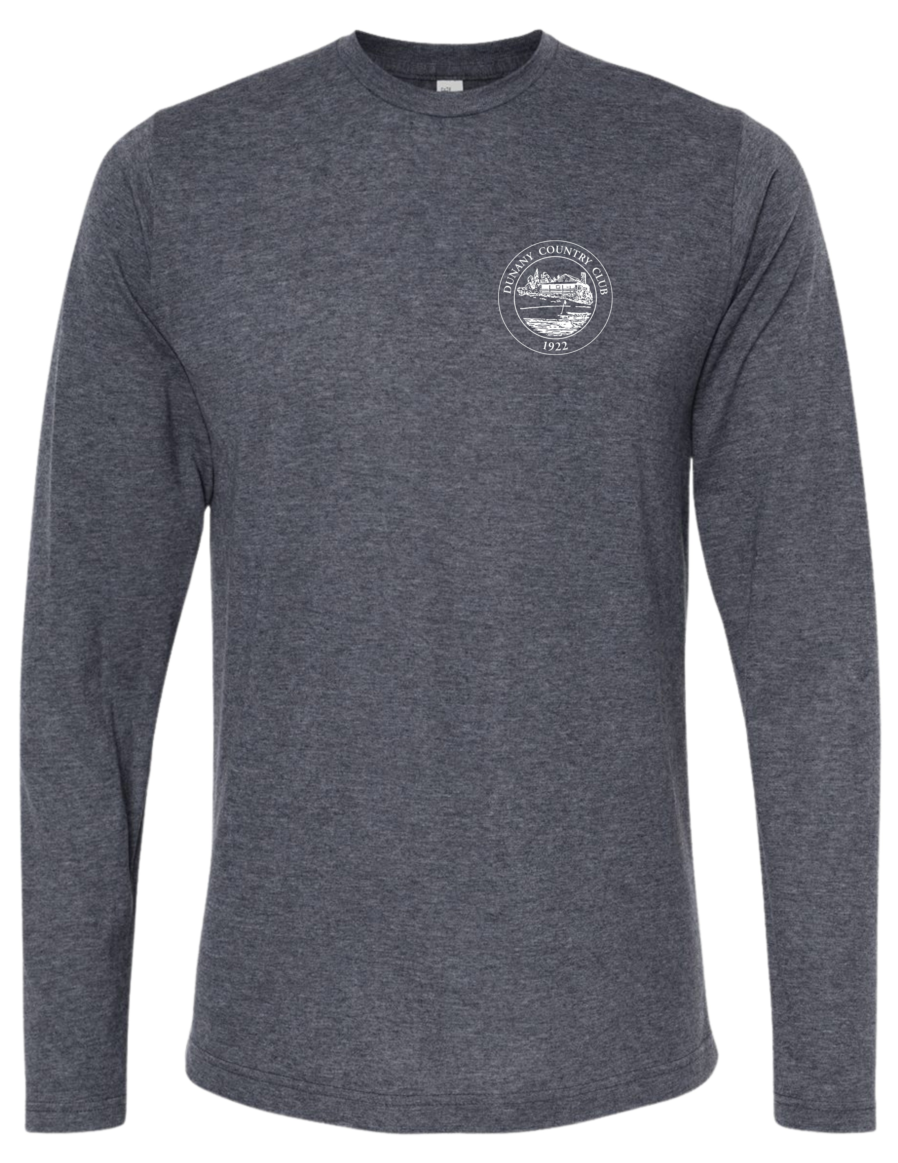 Dunany Cotton Blend Long Sleeve T-Shirt - Left Chest Print