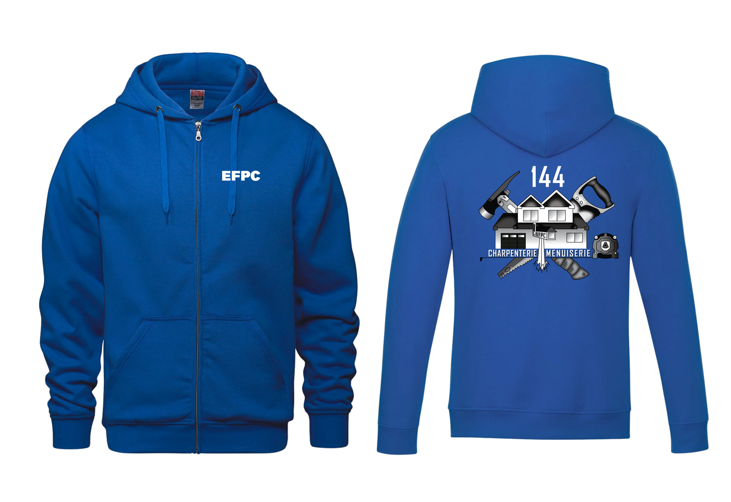 EFPC - SWEAT À CAPUCHE ZIPPÉ GROUPE 144