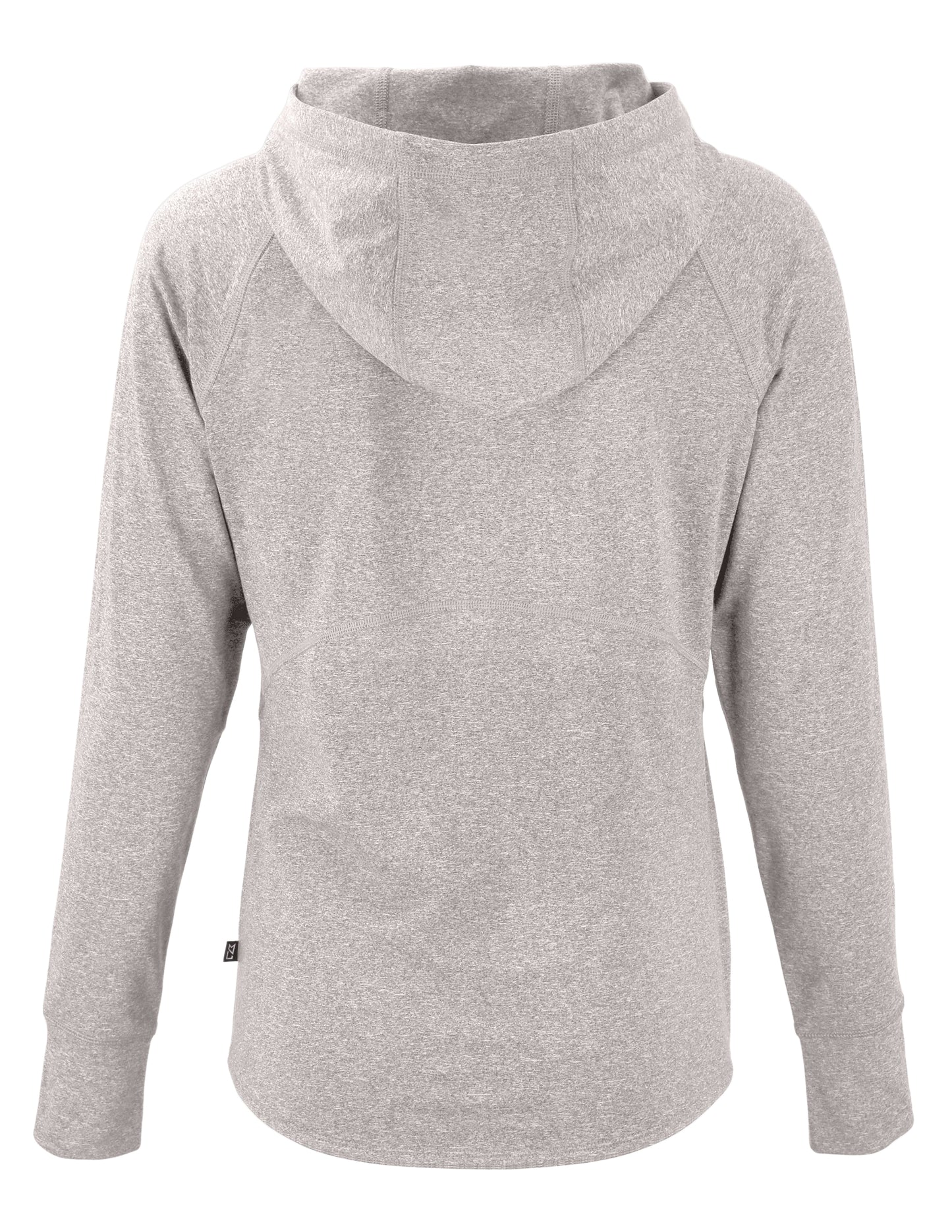 SWEAT À CAPUCHE ROSE CHINÉ À MANCHES LONGUES WID