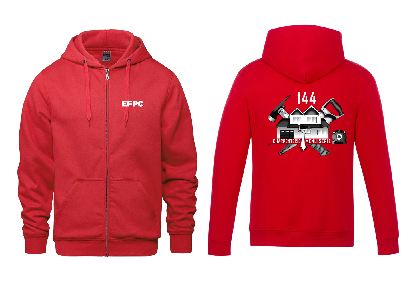 EFPC - SWEAT À CAPUCHE ZIPPÉ GROUPE 144