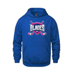 Load image into Gallery viewer, BLADES YOUTH HOODIE PINK LOGO
