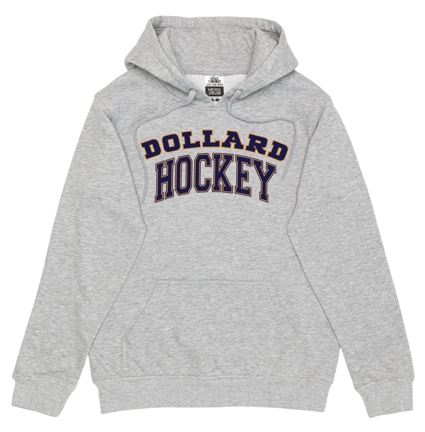 DOLLARD HOCKEY CURVED TEXT ADULT HOODIE