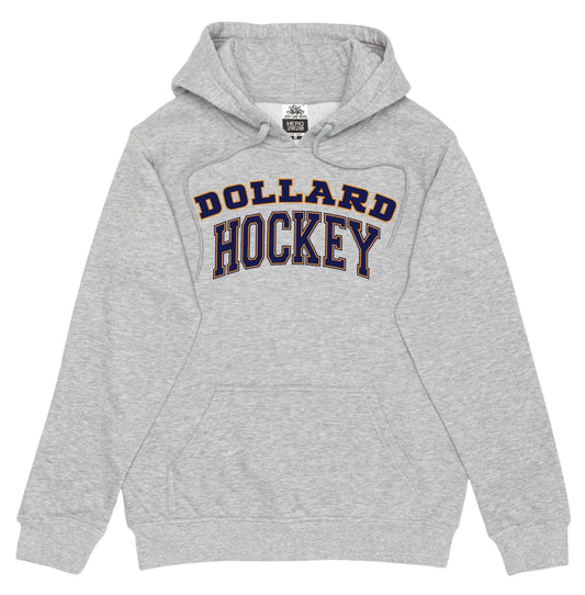 DOLLARD HOCKEY CURVED TEXT ADULT HOODIE